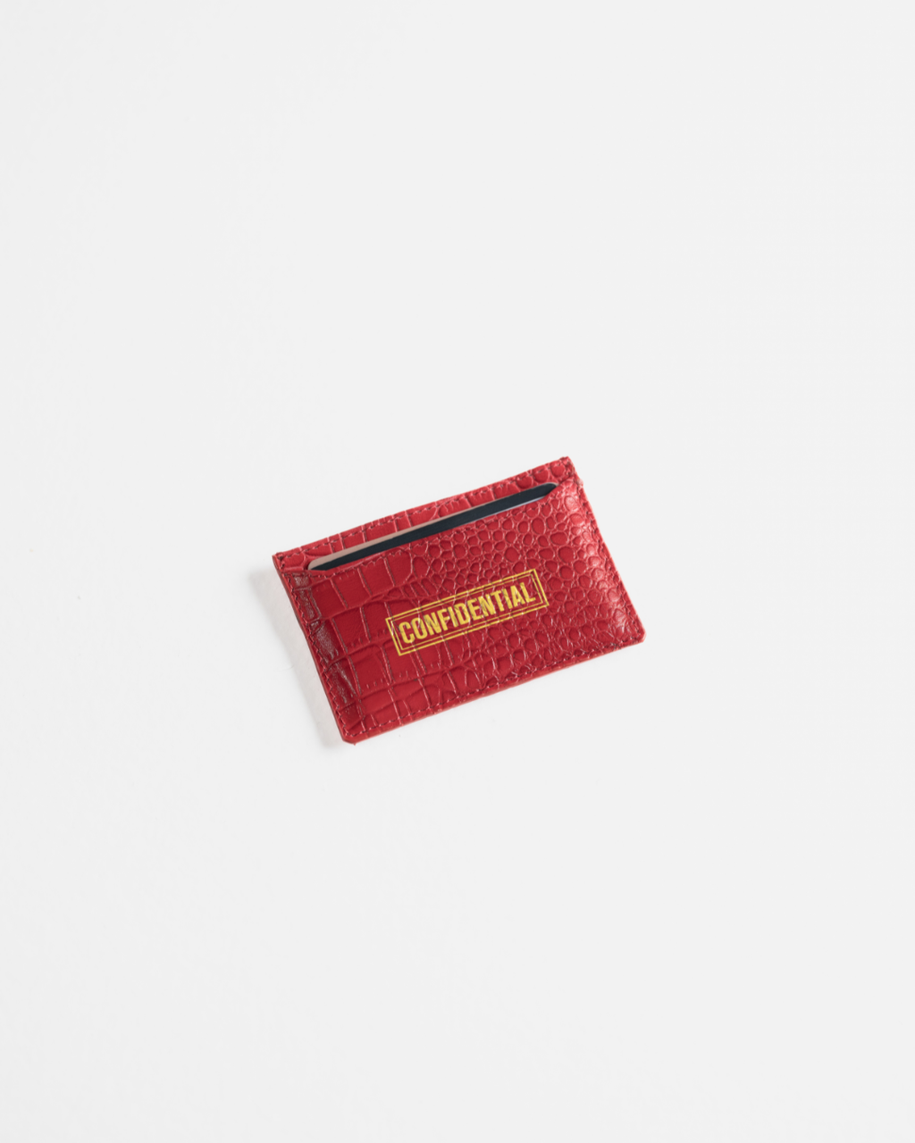The Axis Card Holder — Crimson Edition