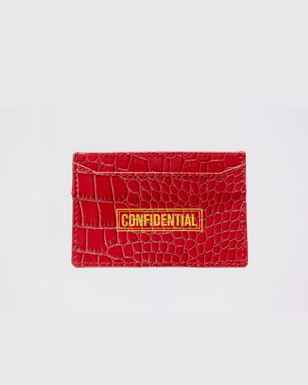 The Axis Card Holder — Crimson Edition
